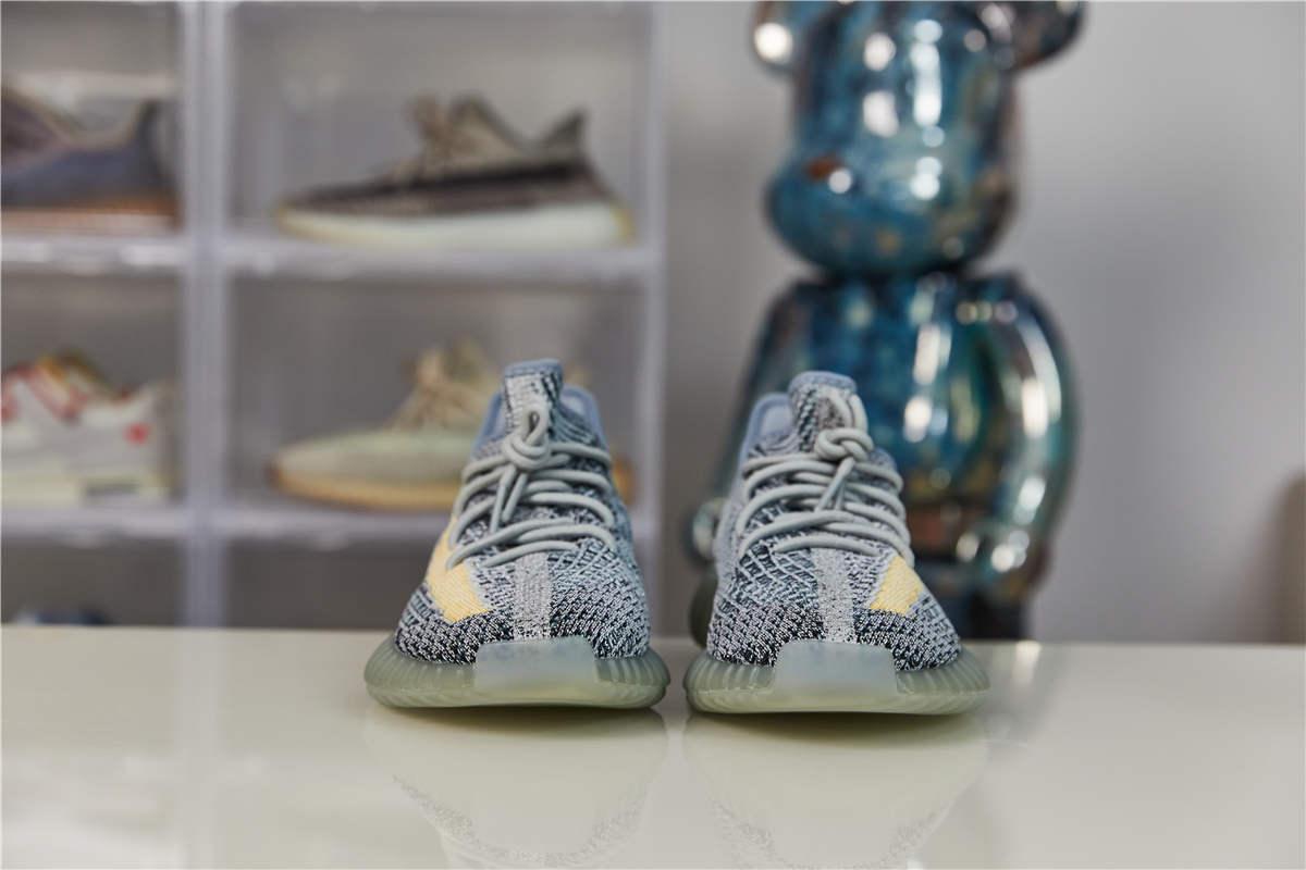 PK GOD ADIDAS YEEZY BOOST 350 V2 ASH BLUE RETAIL MATERIALS READY TO SHIP